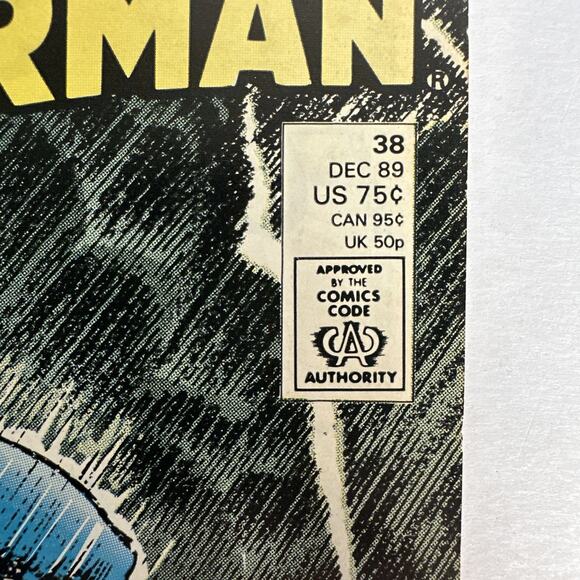 Z8-55 DC COMICS - SUPERMAN - DECEMBER 1989 - No. 38 - Picture 4 of 4